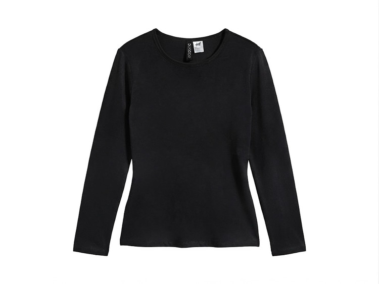 بلوز فیت استین بلند زنانه وارداتی H&M